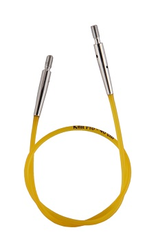 10631 Сменная леска (тросик) желтый Knit Pro для съемных спиц 40 см