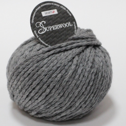 Superwool 202 серый 60 м 50 г  остаток 1 моток